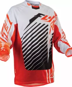Fly Racing 2013 Kinetic RS Race Jersey-Orange/White RACE WEAR