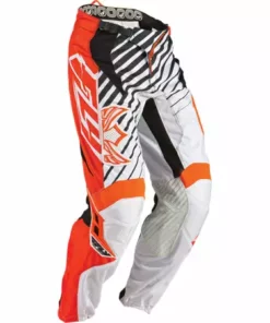 Fly Racing 2013 Kinetic RS Race Pants-Orange/White RACE WEAR