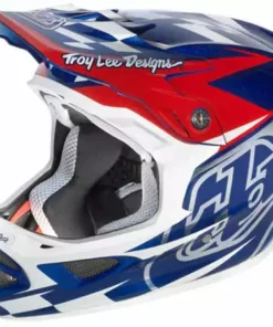Troy Lee 2013 D3 Composite Helmet-Team Blue/White