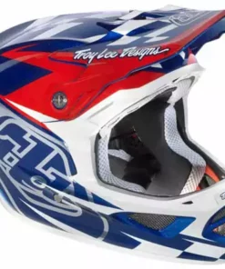 Troy Lee 2013 D3 Composite Helmet-Team Blue/White