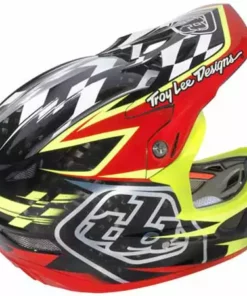 PROTECTIVE GEAR Troy Lee 2013 D3 Carbon Helmet-Team Red/Yellow 9 PROTECTIVE GEAR Troy Lee 2013 D3 Carbon Helmet-Team Red/Yellow