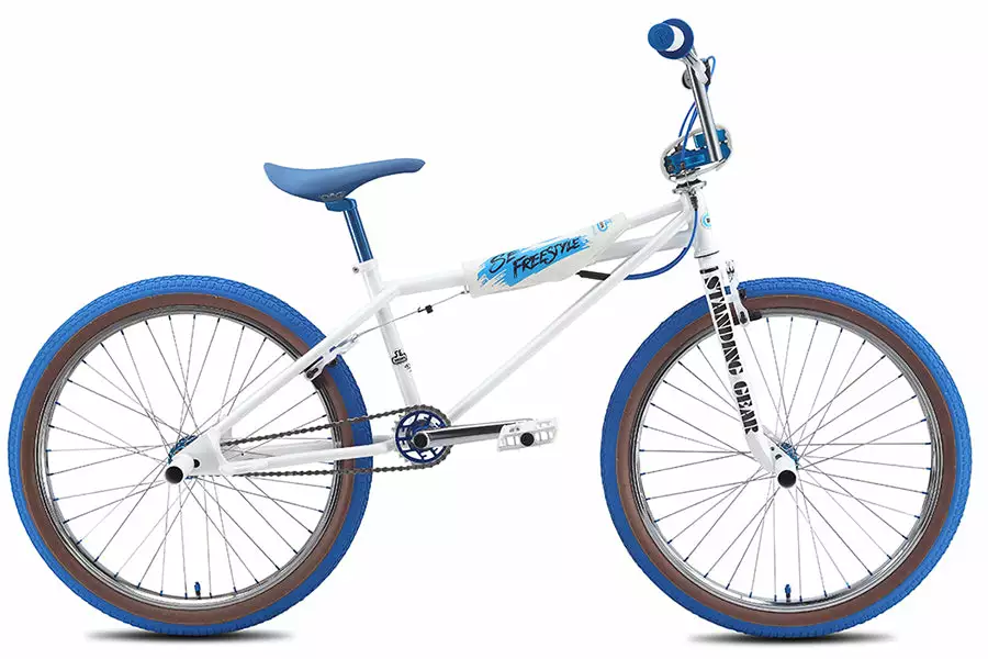 RACE BIKES SE Racing Quadangle Freestyle-24"-White 1 RACE BIKES SE Racing Quadangle Freestyle-24"-White
