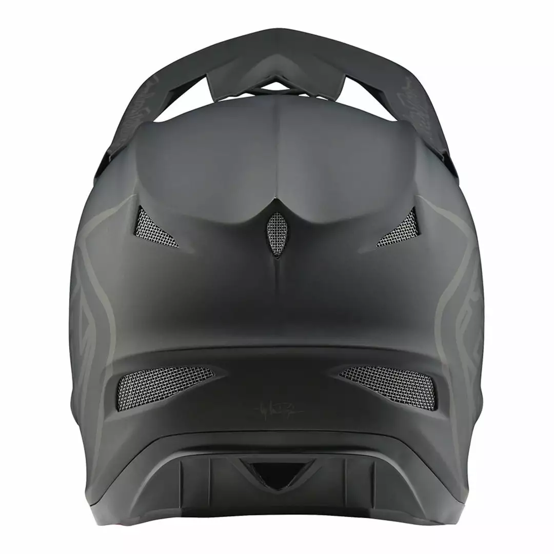 PROTECTIVE GEAR Troy Lee D3 Fiberlite Helmet-Mono-Black 4 PROTECTIVE GEAR Troy Lee D3 Fiberlite Helmet-Mono-Black