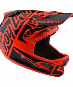 Troy Lee D3 Fiberlite Helmet-Factory-Orange PROTECTIVE GEAR