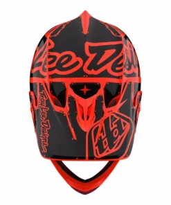 Troy Lee D3 Fiberlite Helmet-Factory-Orange PROTECTIVE GEAR