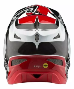 Troy Lee D3 Carbon MIPS Helmet-Mirage-Red PROTECTIVE GEAR