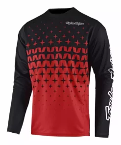 Troy Lee Sprint Jersey - Megaburst Red/ Black RACE WEAR