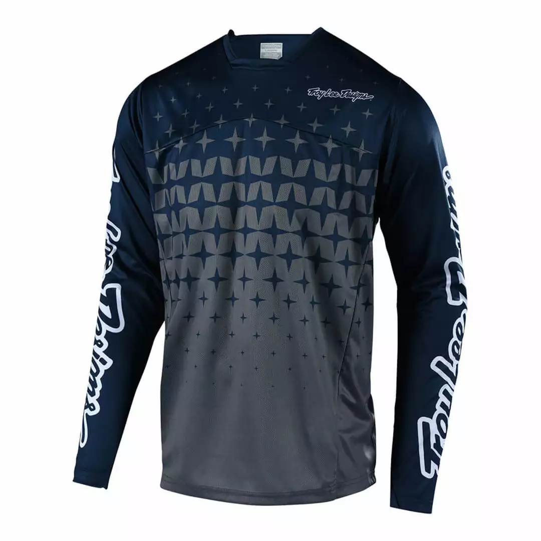 RACE WEAR Troy Lee Sprint Jersey - Megaburst Gray/Navy 1 RACE WEAR Troy Lee Sprint Jersey - Megaburst Gray/Navy