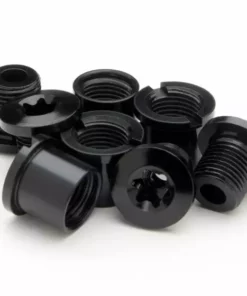 Race Face Sprockets/Chainrings Raceface Chain Ring Bolts 4pk-Black