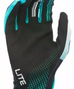 RACE WEAR Fly Racing 2017 Lite Glove-Black/White/Teal