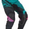 Fly Racing 2016 Kinetic Mesh Trifecta Pants-Teal/Pink/Black