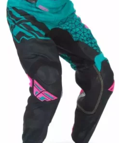 Fly Racing 2016 Kinetic Mesh Trifecta Pants-Teal/Pink/Black