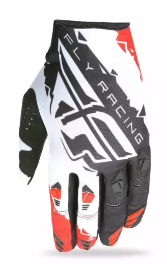 Fly Racing 2017 Kinetic Glove-Red/White RACE WEAR 2 Fly Racing 2017 Kinetic Glove-Red/White RACE WEAR