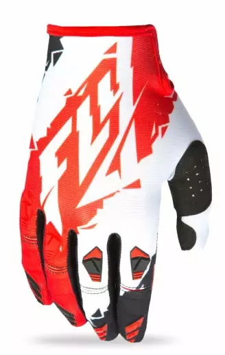 Fly Racing 2017 Kinetic Glove-Red/White RACE WEAR 1 Fly Racing 2017 Kinetic Glove-Red/White RACE WEAR