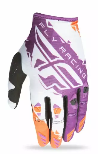 Fly Racing 2017 Kinetic Glove-Orange/Purple 2 Fly Racing 2017 Kinetic Glove-Orange/Purple
