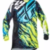Fly Racing 2017 Relapse Jersey-Lime/Blue RACE WEAR