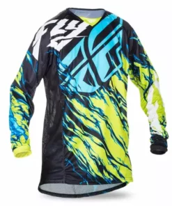 Fly Racing 2017 Relapse Jersey-Lime/Blue RACE WEAR