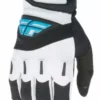 RACE WEAR Fly Racing 2017 F-16 Gloves-Black/White