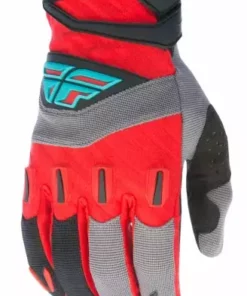 Fly Racing 2017 F-16 Gloves-Red/Black/Gray RACE WEAR