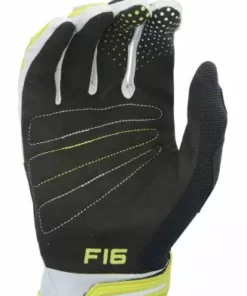RACE WEAR Fly Racing 2017 F-16 Gloves-Black/Lime