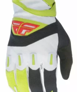 RACE WEAR Fly Racing 2017 F-16 Gloves-Black/Lime