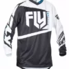Fly Racing 2017 F-16 Jersey-Black/White RACE WEAR