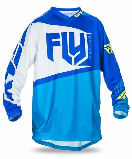 RACE WEAR Fly Racing 2017 F-16 Jersey-Blue/Hi-Vis 1 RACE WEAR Fly Racing 2017 F-16 Jersey-Blue/Hi-Vis