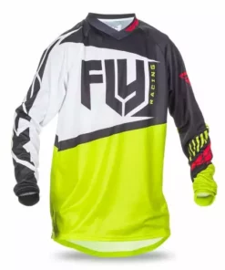 Fly Racing 2017 F-16 Jersey-Black/Lime RACE WEAR