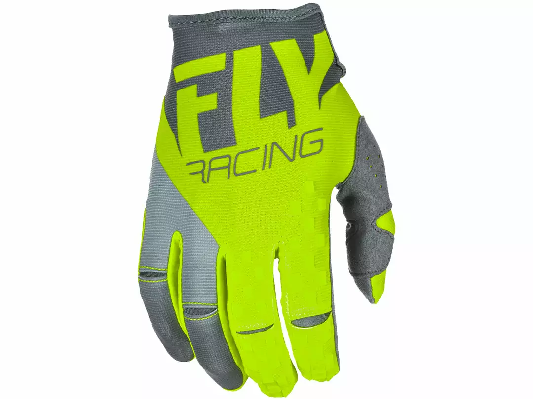 Fly Racing 2018 Kinetic Glove - Hi-Vis/Grey RACE WEAR 1 Fly Racing 2018 Kinetic Glove - Hi-Vis/Grey RACE WEAR