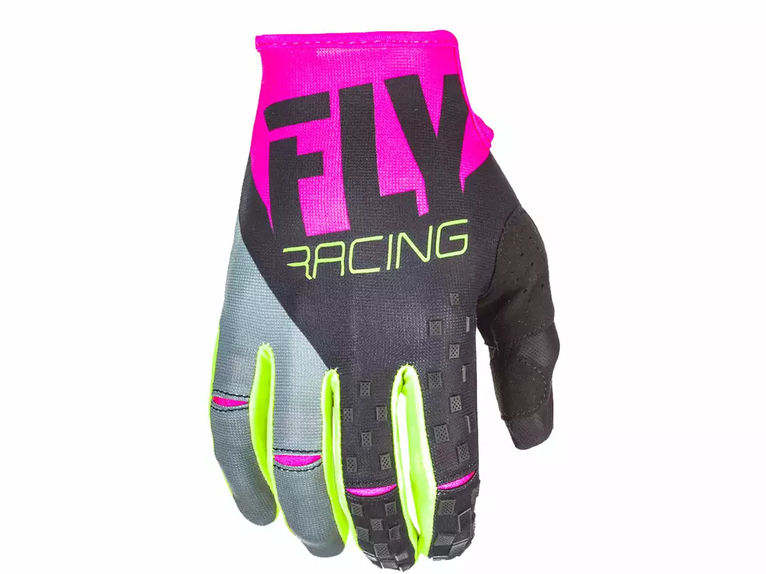 Fly Racing 2018 Kinetic Glove - Pink/Black/Hi-vis 1 Fly Racing 2018 Kinetic Glove - Pink/Black/Hi-vis