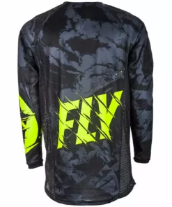 RACE WEAR Fly Racing 2018 Kinetic Outlaw Jersey - Black/Hi-Vis