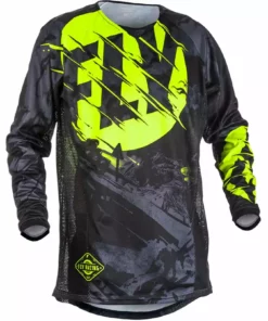 RACE WEAR Fly Racing 2018 Kinetic Outlaw Jersey - Black/Hi-Vis