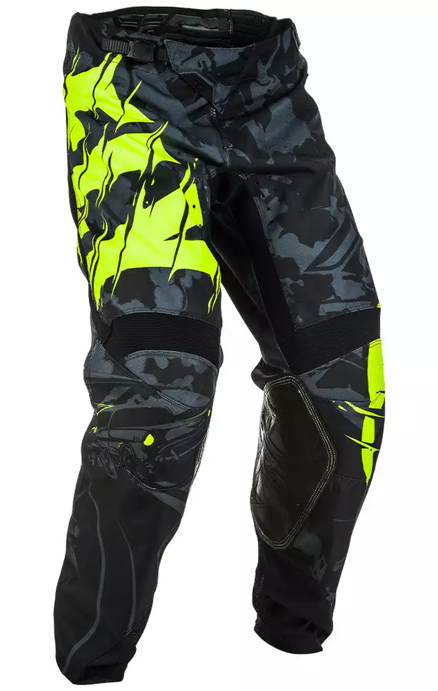 Fly Racing 2018 Kinetic Outlaw Pants - Black/Hi-Vis 1 Fly Racing 2018 Kinetic Outlaw Pants - Black/Hi-Vis