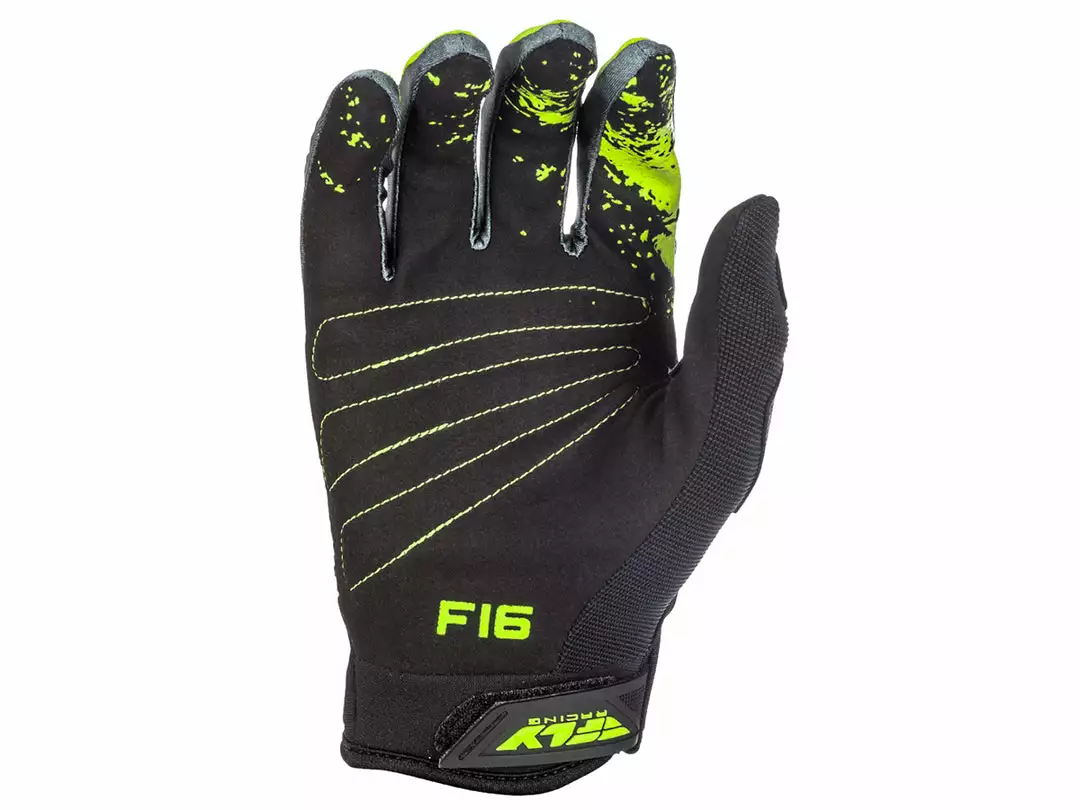 Fly Racing 2018 F-16 Glove - Black/Hi-vis RACE WEAR 2 Fly Racing 2018 F-16 Glove - Black/Hi-vis RACE WEAR