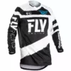 Fly Racing 2018 F-16 Jersey - Black/White RACE WEAR