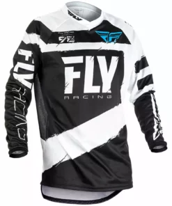Fly Racing 2018 F-16 Jersey - Black/White RACE WEAR