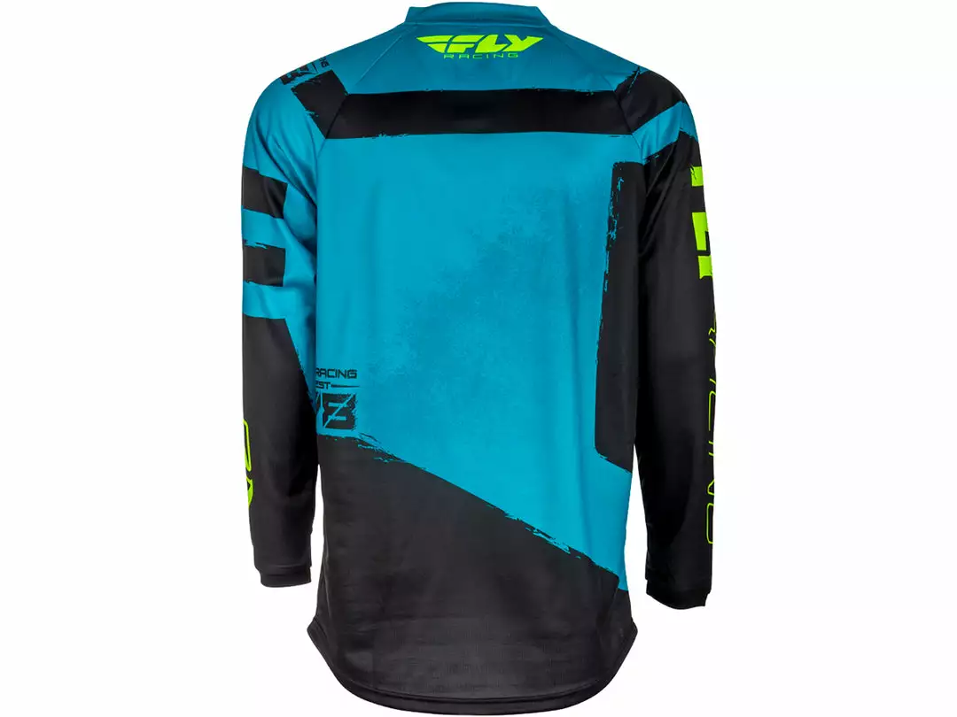 RACE WEAR Fly Racing 2018 F-16 Jersey - Blue/Hi-Vis 2 RACE WEAR Fly Racing 2018 F-16 Jersey - Blue/Hi-Vis