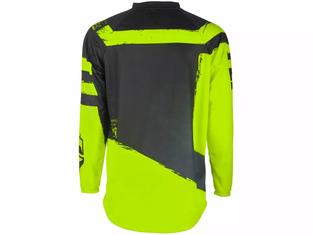 RACE WEAR Fly Racing 2018 F-16 Jersey - Black/Hi-Vis 2 RACE WEAR Fly Racing 2018 F-16 Jersey - Black/Hi-Vis