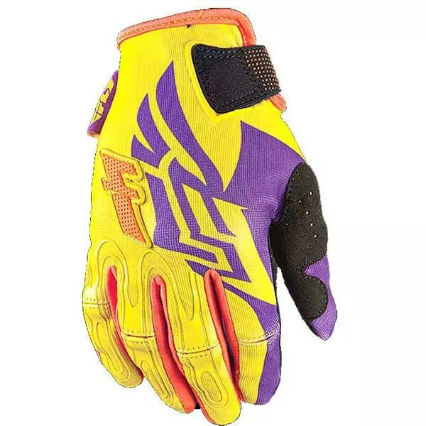 Fly Racing Women's Gloves-Yellow/Orange 1 Fly Racing Women's Gloves-Yellow/Orange
