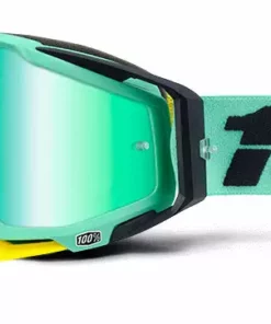 PROTECTIVE GEAR 100% Racecraft Goggles-Kloog-Mirror Green Lens