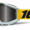 100% Accuri Goggles-Athleto-Mirror Silver Lens PROTECTIVE GEAR