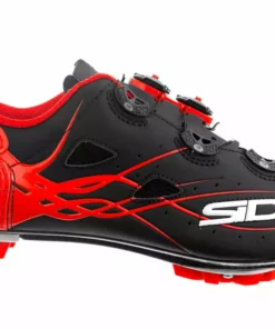 Sidi Tiger Clipless Shoes - Matte Black/Red
