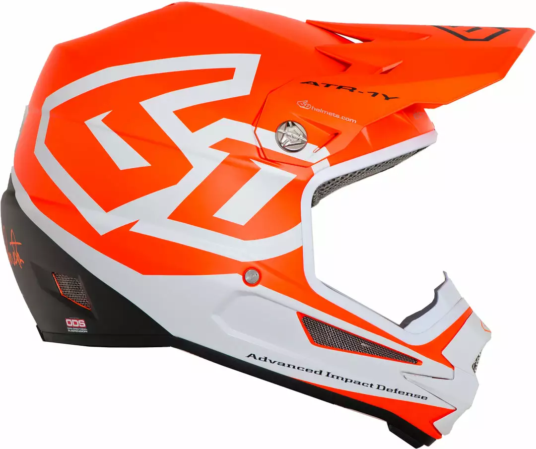 6D ATR-1Y Macro Youth Helmet-Matte Neon Orange 1 6D ATR-1Y Macro Youth Helmet-Matte Neon Orange