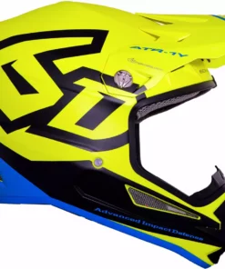6D ATR-1Y Macro Youth Helmet-Matte Neon Yellow PROTECTIVE GEAR