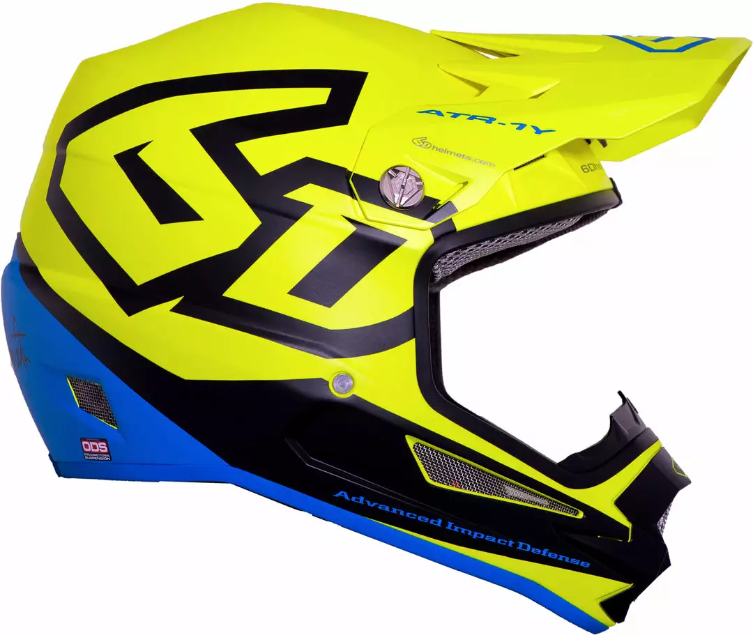 6D ATR-1Y Macro Youth Helmet-Matte Neon Yellow PROTECTIVE GEAR 1 6D ATR-1Y Macro Youth Helmet-Matte Neon Yellow PROTECTIVE GEAR