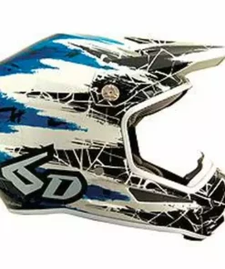 PROTECTIVE GEAR 6D ATR-1Y Youth Helmet-Chaos Blue