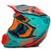 PROTECTIVE GEAR Fly Racing 2016 F2 Fastback Helmet-Teal/Orange/Black