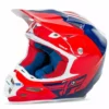 PROTECTIVE GEAR Fly Racing 2016 F2 Carbon Pure Helmet-Red/Blue/White-Medium