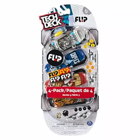 Toys Tech Deck Mini Skateboard-Flip Series 7-4 Pack 1 Toys Tech Deck Mini Skateboard-Flip Series 7-4 Pack