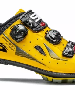 Sidi Dragon 4 Clipless Shoes-Yellow/Black